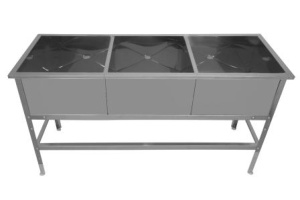 Ванна моечная Hessen ВМ 3/4 нерж