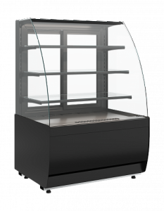 Витрина нейтральная Carboma K70 N 0,9-1 LIGHT 9005 (версия 2.0)