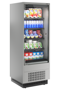 Горка холодильная Carboma FC20-07 VM 0,7-1 0300 LIGHT фронт X0 9006-9005 (версия 2.0)