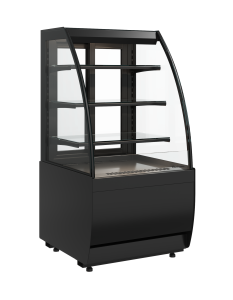 Витрина кондитерская Carboma K70 VM 0,6-2 STANDARD 9005 (открытая, версия 2.0)