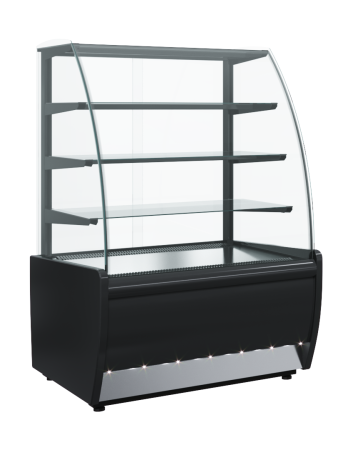 Витрина кондитерская Carboma K70 VH 0,9-1 LIGHT Chocolate 0013-0430 (ВХСв - 0,9д)