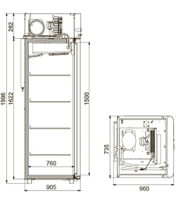 Шкаф морозильный Polair CB 107 Sm