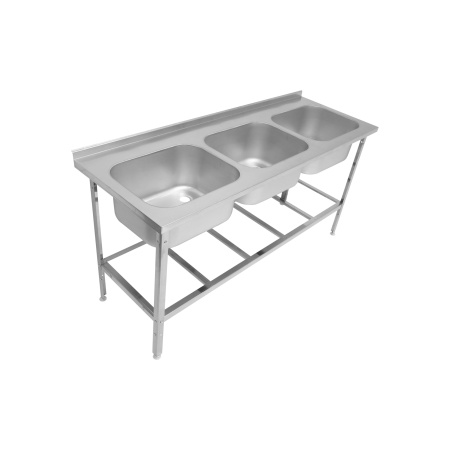 Ванна моечная цельнотянутая Hessen ВМЦ 3/17755 нерж