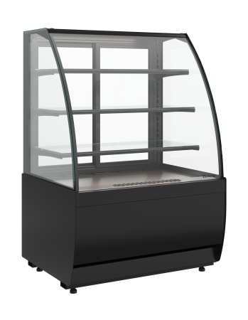 Витрина кондитерская Carboma K70 VV 1,3-1 STANDARD 9005 (версия 2.0)